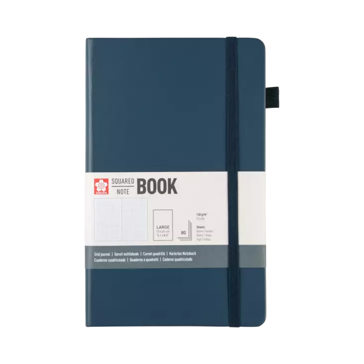 Sakuras kvalitets rutade anteckningsblock 13 x 21 cm - Skissböcker - 006701588 - 1