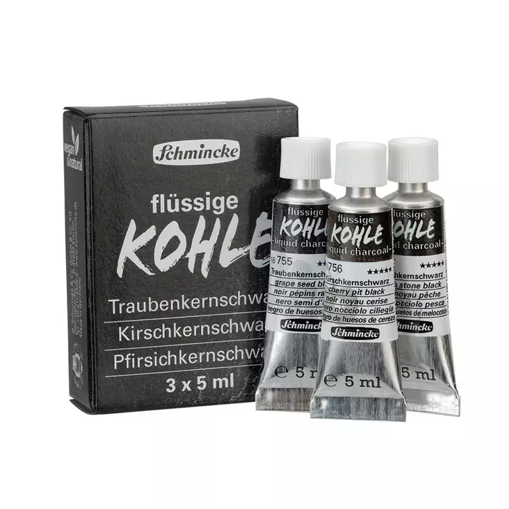 SCHMINCKE LIQUID COAL SET 758 - Hiilet ja grafiitti - 003224958 - 1