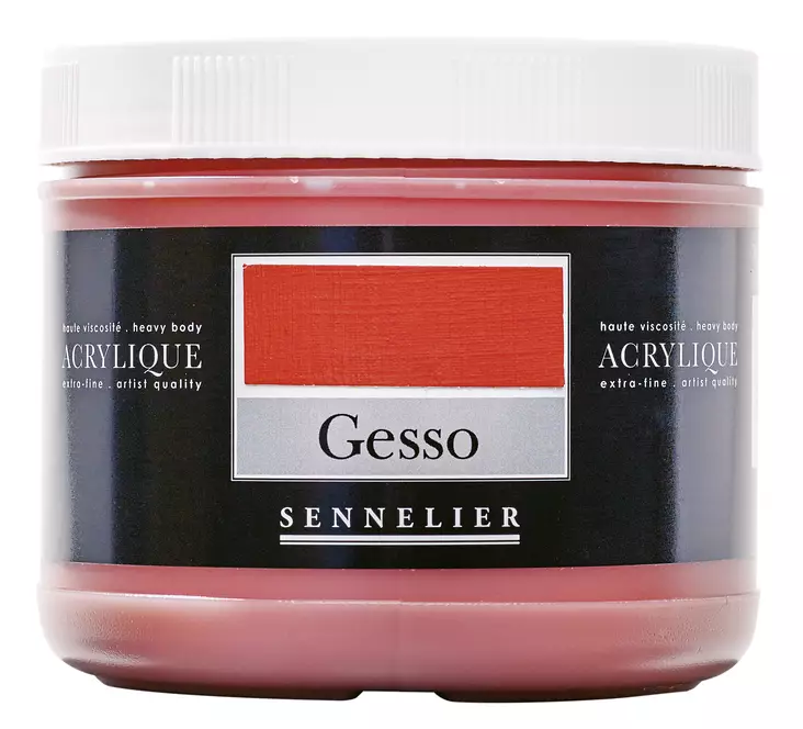SEN.RED OKER GESSO - Akrylfärgerna målningsmedia - 002300098 - 1