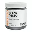 BLACK GESSO 237 ML - Akrylfärger målningsmedium Golden - 002500199 - 1