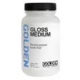 GLOSS MEDIUM 237 ML - Akrylfärger målningsmedium Golden - 002500269 - 1
