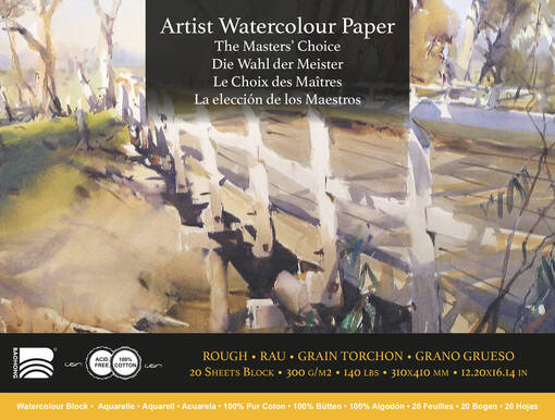 MASTERS' AKV.LEHTIÖ ROUGH 31x41 - Paperit ja lehtiöt - 006520009 - 1