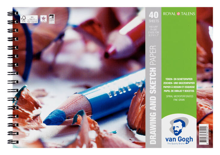 VG RITBLOCK 160G A4 40 SIDOR - Papper och block - 006632129 - 1