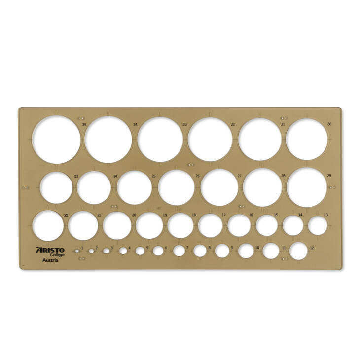 YMPYRÄMALLINE 1-35 mm AR23319 - Tarvikkeet piirtäjille ja taiteilijalle - 017123319 - 1
