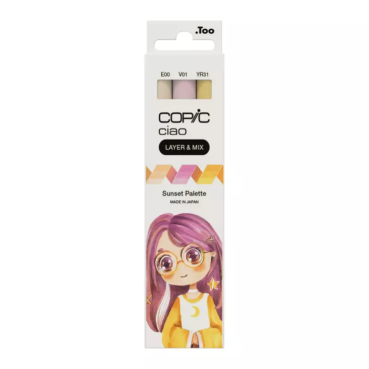 CIAO 3 SUNSET PALETTE - Copic Ciao - 027020689 - 4