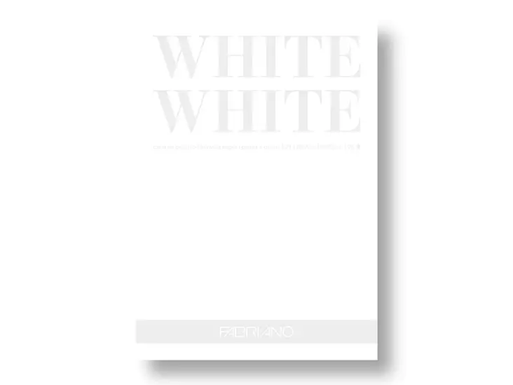 FABR.WHITE WHITE A4 BLOCK 300g - Papper och block - 006710899 - 1